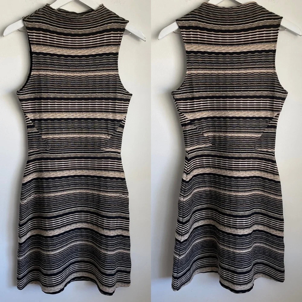 Twenty brand striped sleeveless high neck dress size XS